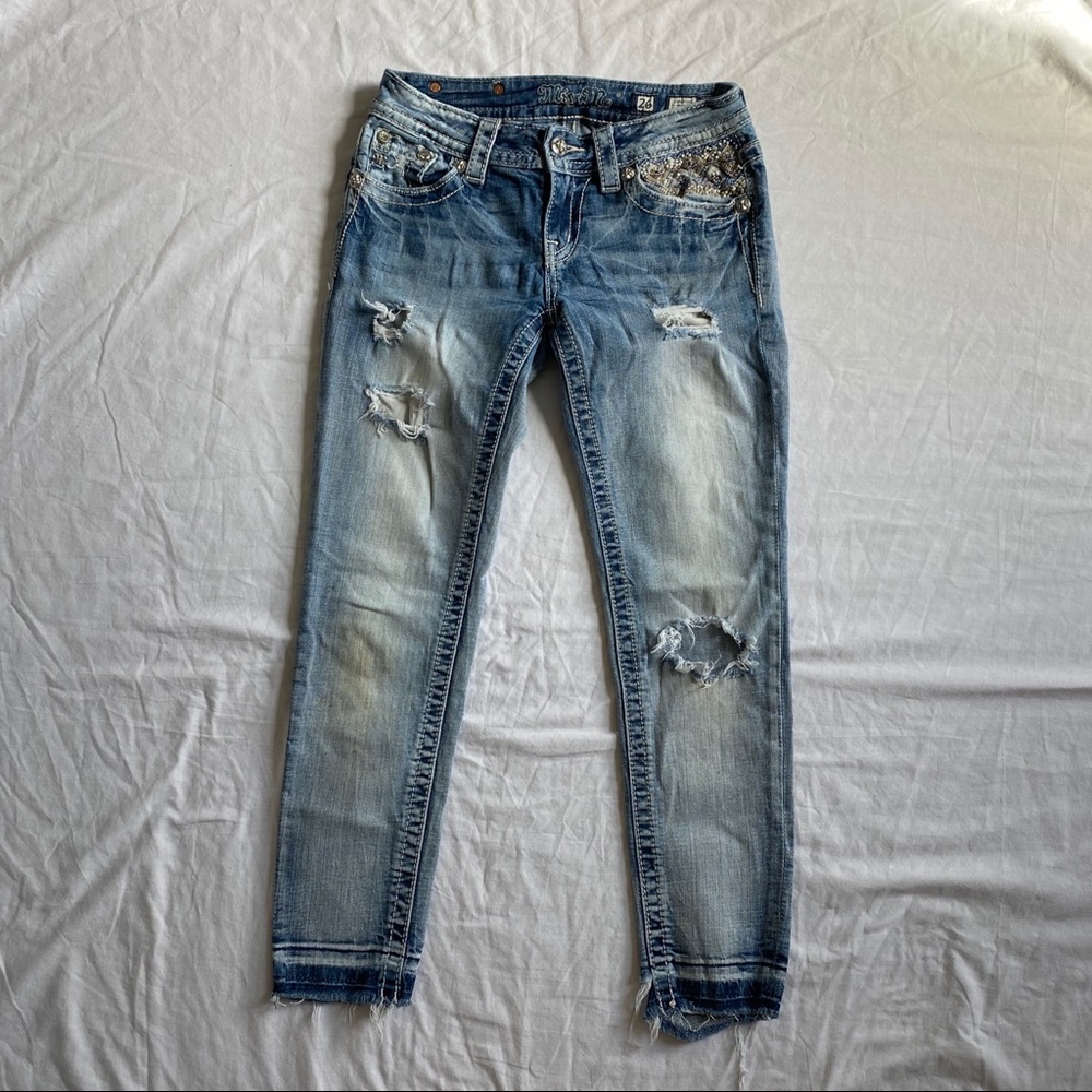 Miss me ankle crop jeans